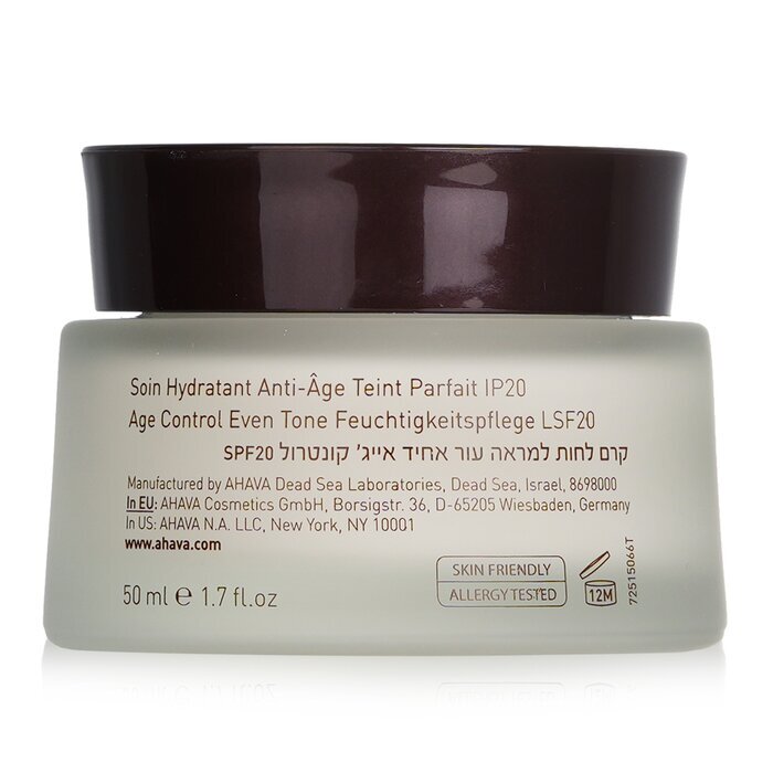 Ahava Time To Smooth Age Control Even Tone Moisturizer SPF 20 50ml