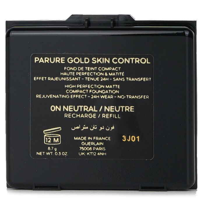 Guerlain Parure Gold Skin Control High Perfection Matte Compact Foundation Refill - 0N Neutral 8.7g