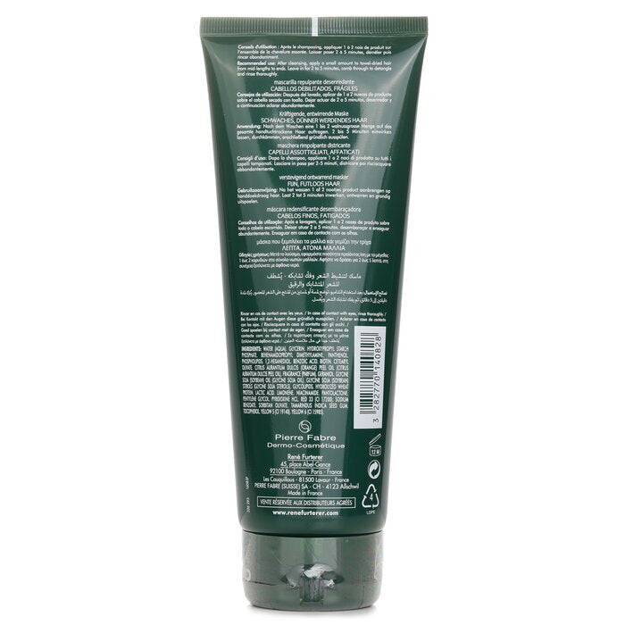 Rene Furterer Advanced Youth Ritual Replumping Conditioning Mask 250ml
