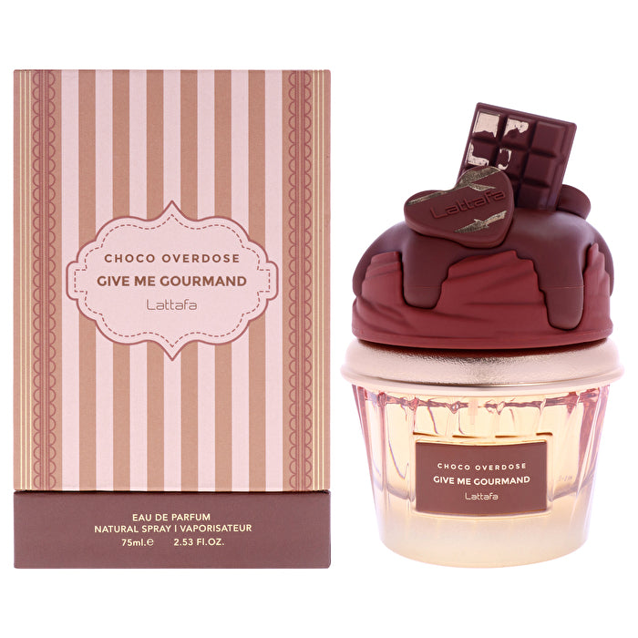 Lattafa Give Me Gourmand Choco Overdose Eau De Parfum Spray (Unisex) 75ml/2.53oz