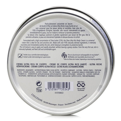 L'Occitane Shea Butter Ultra Rich Body Cream 200ml