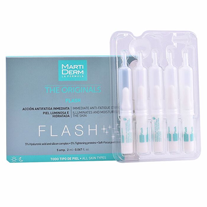 Martiderm Flash Ampoules Anti-fatigue (For All Skin) 5 Ampoules x2ml