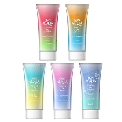 Rohto Skin Aqua Tone Up UV Essence -  Blue 80g