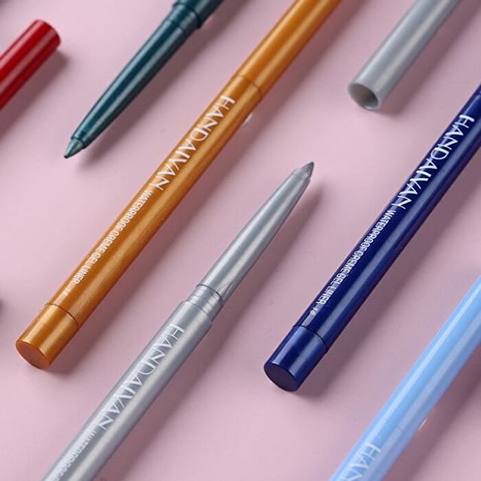 Waterproof Matte Gel Eyeliner - 10 Colors - 04 Dark Red - 0.2g