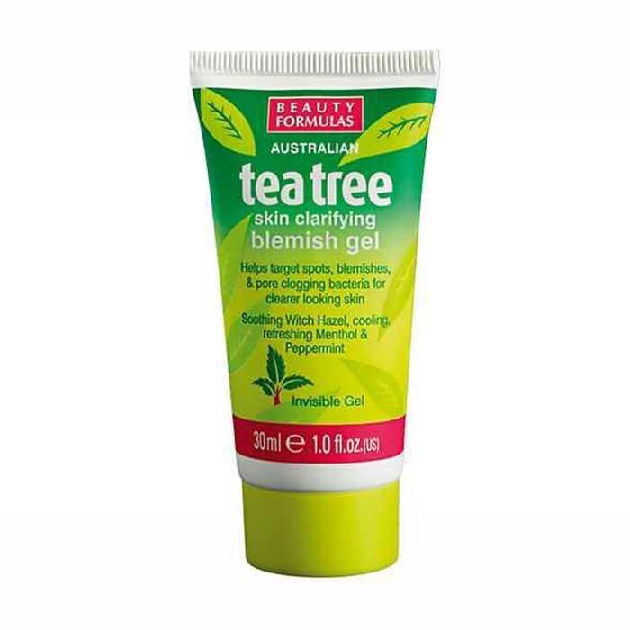 Beauty Formulas Tea Tree Skin Clarifying Blemish Gel 30ml