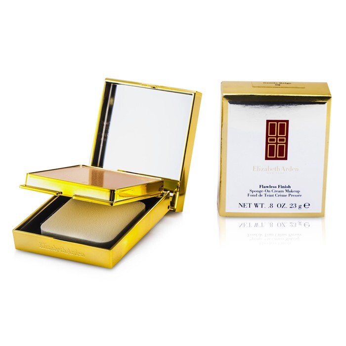 Elizabeth Arden Flawless Finish Sponge On Cream Makeup (Golden Case) - 02 Gentle Beige 23g