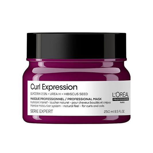 L'Oreal Serie Expert Curl Expression Glycerin 2.5% + Urea H + Hibiscus Seed Professional Mask 069230 250ml