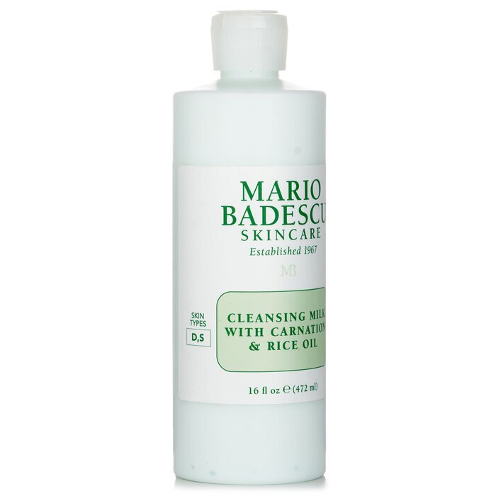 Mario Badescu Cleansing Milk With Carnation & Rice Oil - For Dry/ Sensitive Skin Types 472ml/16oz