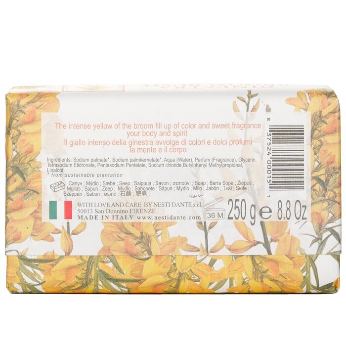 Nesti Dante Dei Colli Fiorentini Triple Milled Vegetal Soap - Broom 250g/8.8oz