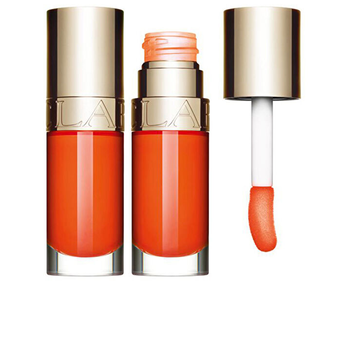 Clarins Lip Comfort Oil With Sweetbriar Rose Oil- # 22 Daring Orange 7ml