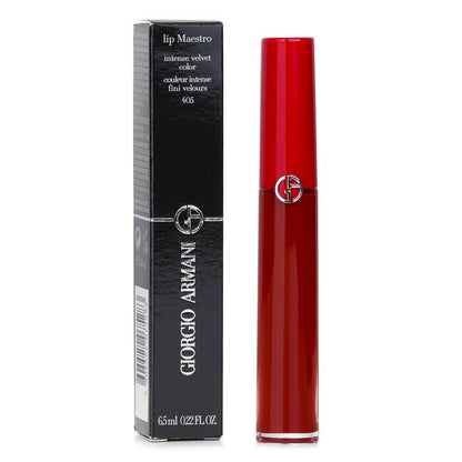 Giorgio Armani Lip Maestro Intense Velvet Color (Liquid Lipstick) - # 405 (Sultan) 6.5ml/0.22oz