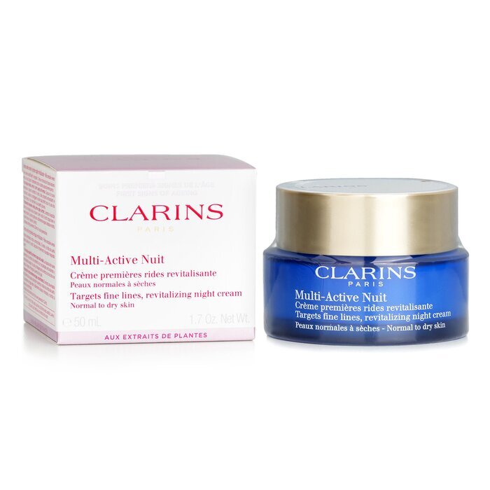 Clarins Multi-Active Night Targets Fine Lines Revitalizing Night Cream - For Normal To Dry Skin 50ml/1.7oz