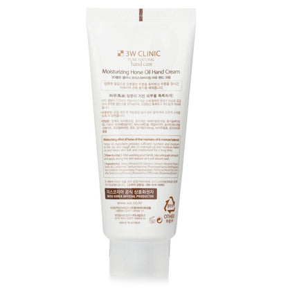 3W Clinic Hand Cream - Horse Oil 100ml/3.38oz