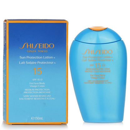 Shiseido Sun Protection Lotion N SPF 15 (For Face & Body) 150ml