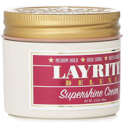 Layrite Supershine Cream (Medium Hold, High Shine, Water Soluble) 120g/4.25oz