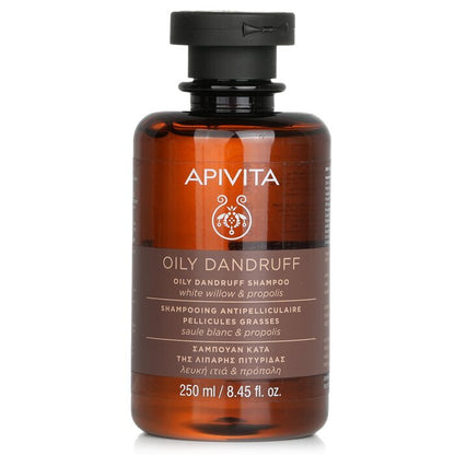 Apivita Oily Dandruff Shampoo with White Willow & Propolis (For Oily Scalp) 250ml/8.45oz