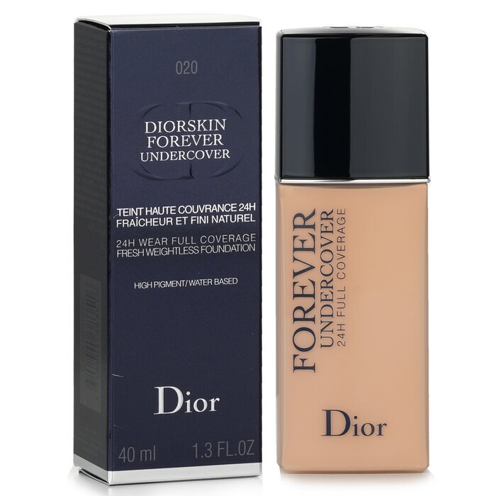 Christian Dior Diorskin Forever Undercover 24H Wear Full Coverage Water Based Foundation - # 020 Light Beige 40ml/1.3oz