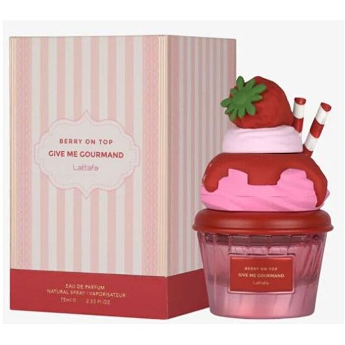 Lattafa Gourmand Berry On Top Eau De Parfum Spray (Unisex) 75ml/2.5oz