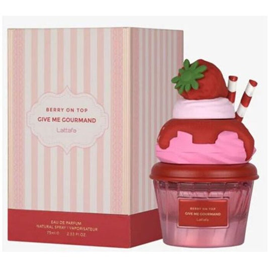 Lattafa Gourmand Berry On Top Eau De Parfum Spray (Unisex) 75ml/2.5oz