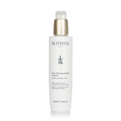 Sothys Vitality Cleansing Milk - For Normal to Combination Skin, With Grapefruit Extract 200ml/6.76oz