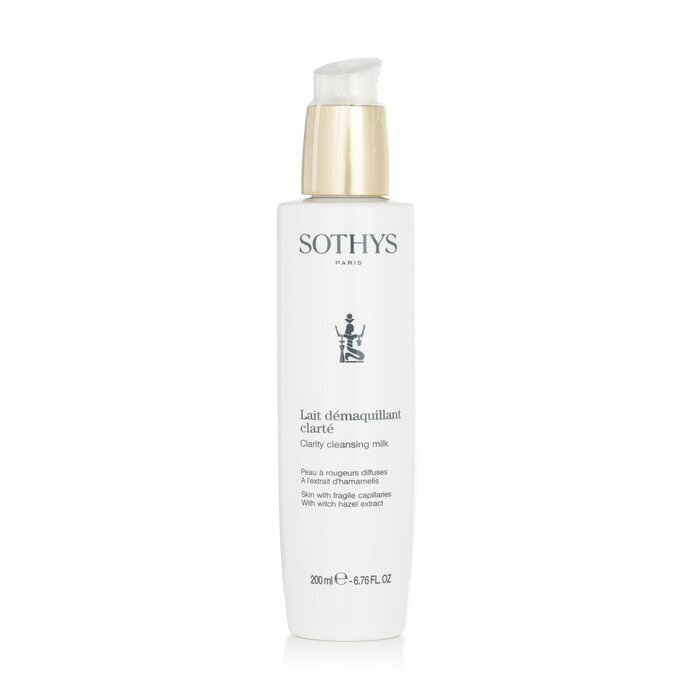 Sothys Clarity Cleansing Milk - For Skin With Fragile Capillaries, With Witch Hazel Extract 200ml/6.76oz