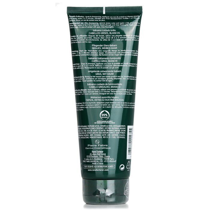 Rene Furterer Okara Silver Silver Radiance Ritual Toning Conditioner - Gray, White Hair (Salon Product) 250ml/8.4oz