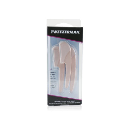 Tweezerman Prep & Plane Facial Razors 3pcs