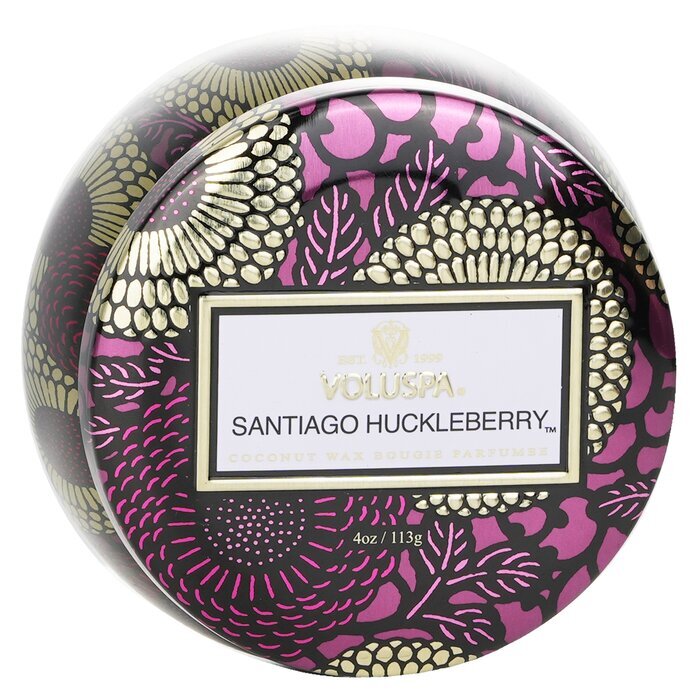 Voluspa Mini Tin Candle - Santiago Huckleberry 113g/4oz