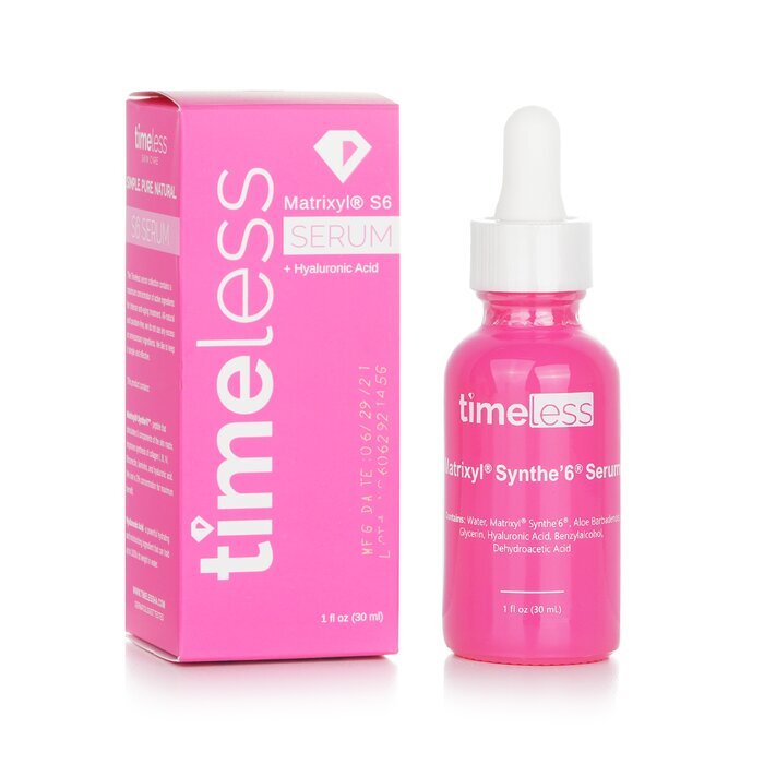 Timeless Skin Care Matrixyl S6 Serum + Hyaluronic Acid 30ml/1oz