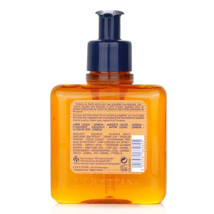 L'Occitane Verveine (Verbena) Liquid Soap For Hands & Body 300ml/10.1oz