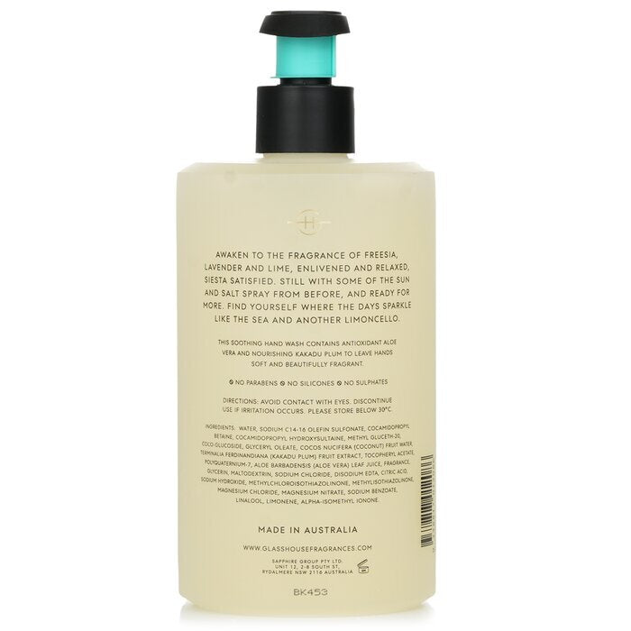 Glasshouse Hand Wash - Lost In Amalfi (Sea Mist) 450ml/15.2oz