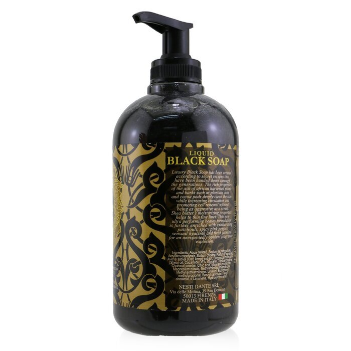 Nesti Dante Luxury Liquid Black Soap With Vegetal Active Carbon (Limited Edition) 500ml/16.9oz