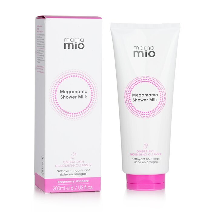 Mama Mio Megamama Shower Milk - Omega Rich Nourishing Cleanser 200ml/6.7oz