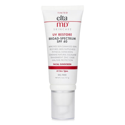 EltaMD UV Restore Physical Facial Sunscreen SPF 40 - Tinted 57g/2oz