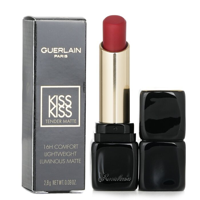 Guerlain Kisskiss Tender Matte Lipstick - # 999 Eternal Red 2.8g/0.09oz