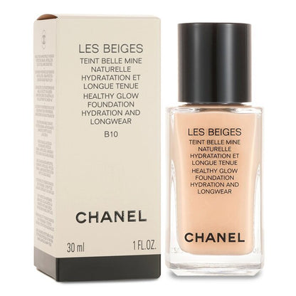 Chanel Les Beiges Teint Belle Mine Naturelle Healthy Glow Hydration And Longwear Foundation - # B10 30ml/1oz