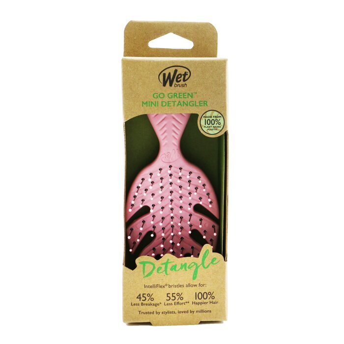 Wet Brush Go Green Mini Detangler - # Pink 1pc