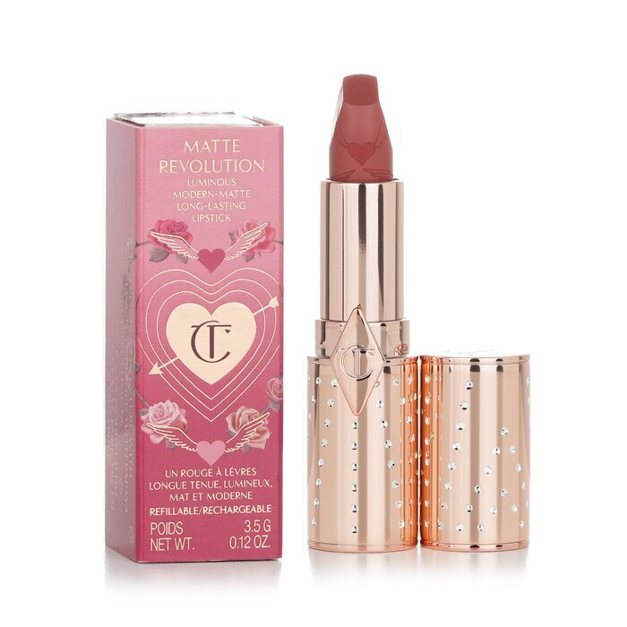 Charlotte Tilbury Matte Revolution Refillable Lipstick (Look Of Love Collection) - # Mrs Kisses (Golden Peachy-Pink) 3.5g/0.12oz