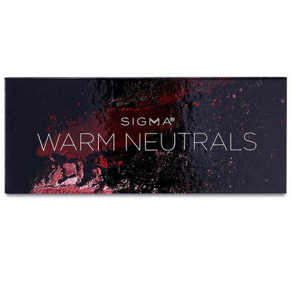 Sigma Beauty Warm Neutrals Eyeshadow Palette (14x Eyeshadow + 1x Dual Ended Brush) 19.04g/0.67oz