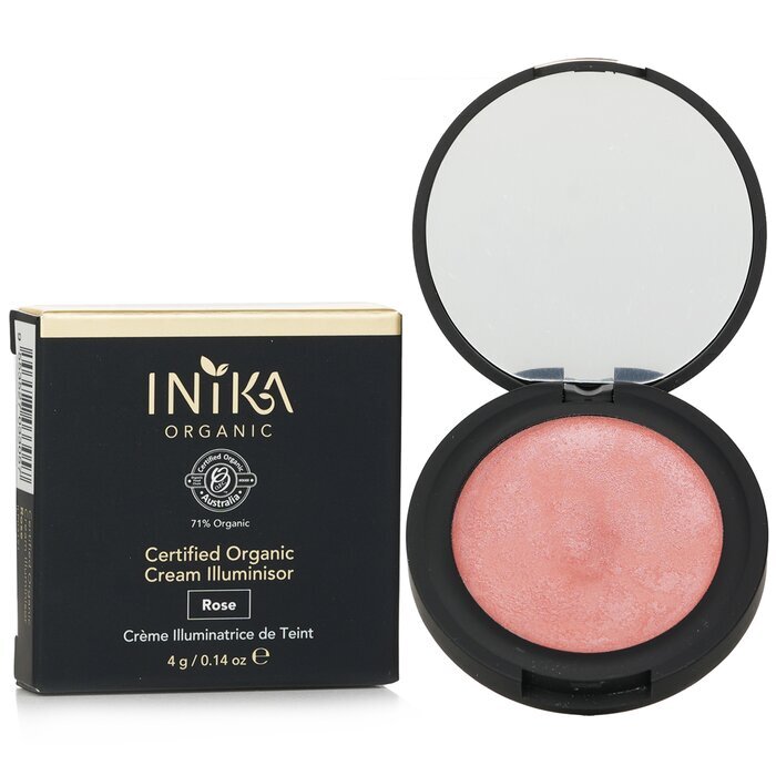 INIKA Organic Certified Organic Cream Illuminisor - # Rose 4g/0.14oz