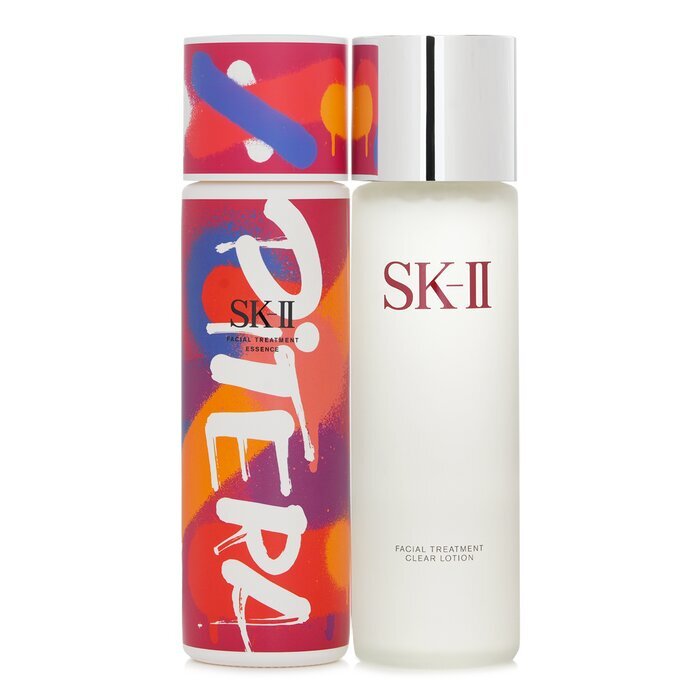 SK II Pitera Deluxe Set (Street Art Limited Edition): Facial Treatment Clear Lotion 230ml + Facial Treatment Essence (Red) 230ml 2ppcs