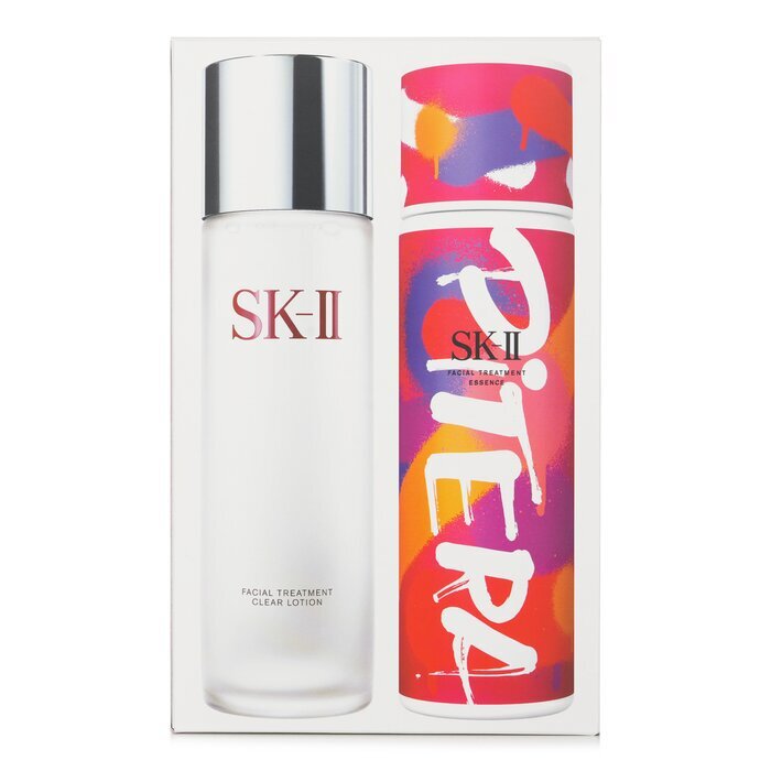 SK II Pitera Deluxe Set (Street Art Limited Edition): Facial Treatment Clear Lotion 230ml + Facial Treatment Essence (Red) 230ml 2ppcs