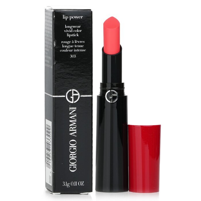 Giorgio Armani Lip Power Longwear Vivid Color Lipstick - # 303 Splendid 3.1g/0.11oz