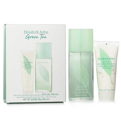 Elizabeth Arden Green Tea Coffret: Eau Parfumee Spray 100ml + Honey Drops Body Cream 100ml 2pcs