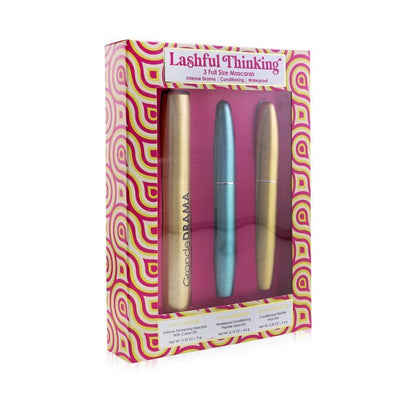 Grande Cosmetics (GrandeLash) Lashful Thinking Set (3x Mascara) 3pcs