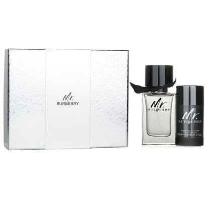 Mr. Burberry Coffret: Eau De Toilette Spray 100ml + Deodorant Stick 70g 2pcs