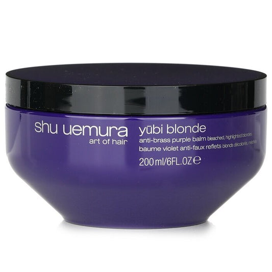 Shu Uemura Yubi Blonde Anti-Brass Purple Balm (Hair Mask) - Bleached, Highlighted Blondes 200ml/6oz