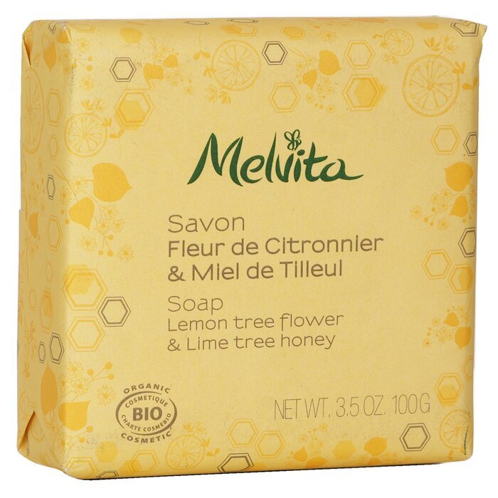 Melvita Soap - Lemon Tree Flower & Lime Tree Honey 100g/3.5oz