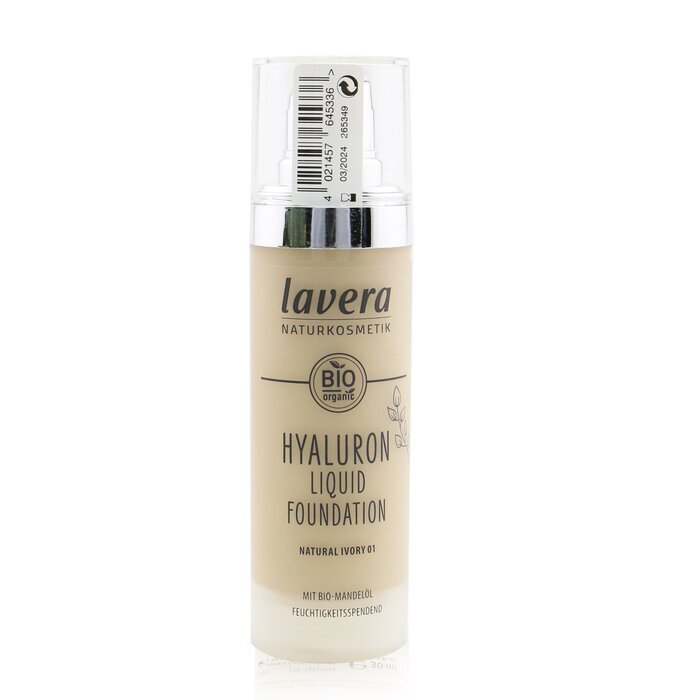 Lavera Hyaluron Liquid Foundation - # 01 Natural Ivory 30ml/1oz