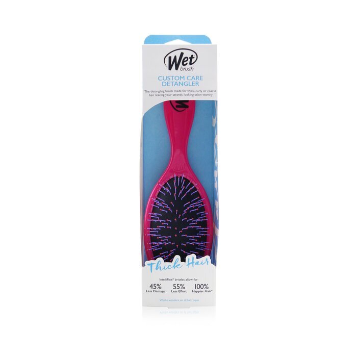 Wet Brush Custom Care Detangler Thick Hair Brush - # Pink 1pc